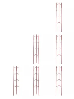 Stacking Tomato Ladders, Set Of 6 -Garden Care Series Store 40309 Red stacking tomato ladders set of 6 red tif