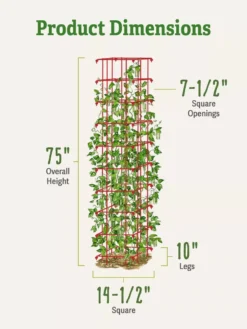 Bean Tower -Garden Care Series Store 8587060 dimensions