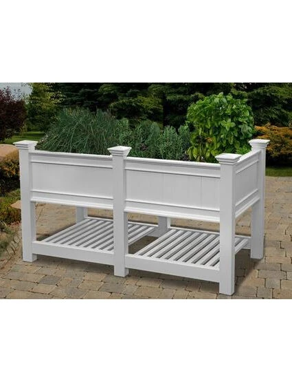 Cambridge Elevated Planter With Extension 1 Cambridge Elevated Planter With Extension