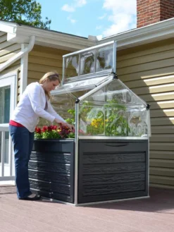Canopia® By Palram Plant Inn™ Raised Bed Greenhouse, 4' X 4' -Garden Care Series Store 8588308 02V tif