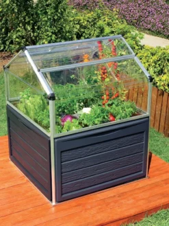 Canopia® By Palram Plant Inn™ Raised Bed Greenhouse, 4' X 4' -Garden Care Series Store 8588308 16V jpg