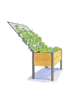 Space-Maker Pivoting Trellis, 4' -Garden Care Series Store 8590247 SMTrellis 4ft tif