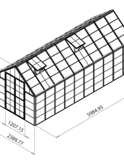 Canopia® By Palram Harmony™ Snap & Grow Greenhouse, 8' -Garden Care Series Store 8591043 11V tif