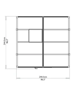 Canopia® By Palram Glory™ Greenhouse, 8' -Garden Care Series Store 8591547 14v