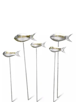 Fish Out Of Water Garden Stakes, Set Of 5 -Garden Care Series Store 8593672 0067 tif