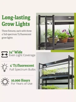 High Intensity 3-Tier SunLite® Garden -Garden Care Series Store 8593944 6