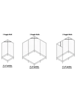 Stack & Extend Veggie Wall 10 Stack & Extend Veggie Wall -Garden Care Series Store 8595683 03V 3 4