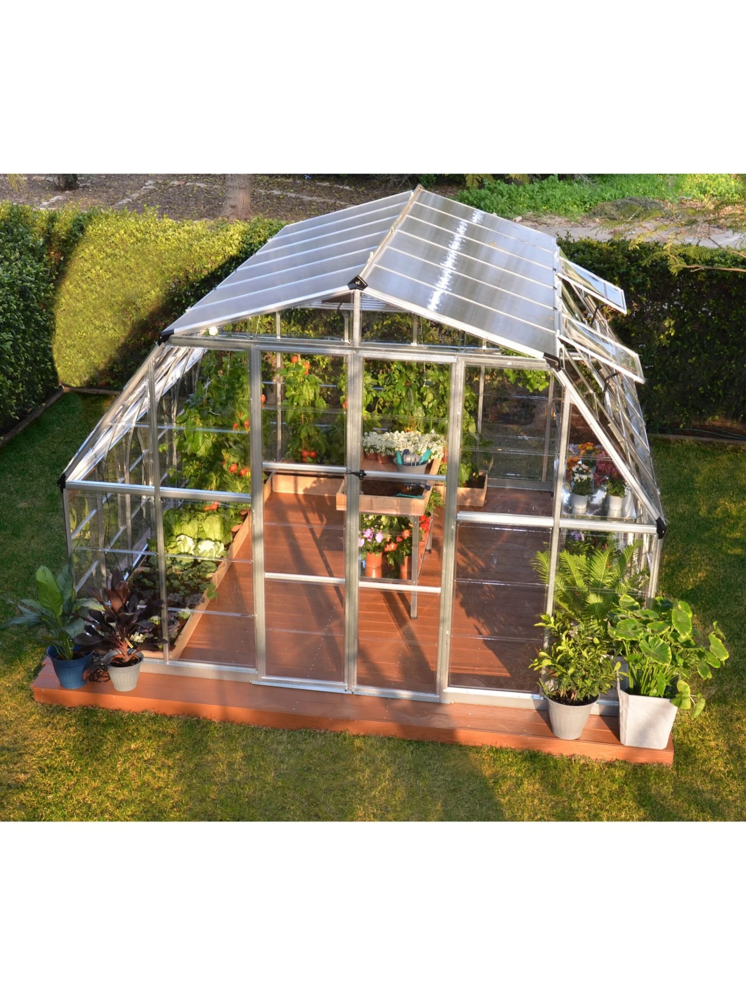 Canopia® By Palram Americana™ Greenhouse, 12' X 12' 2 Canopia® By Palram Americana™ Greenhouse, 12' X 12' - Image 2