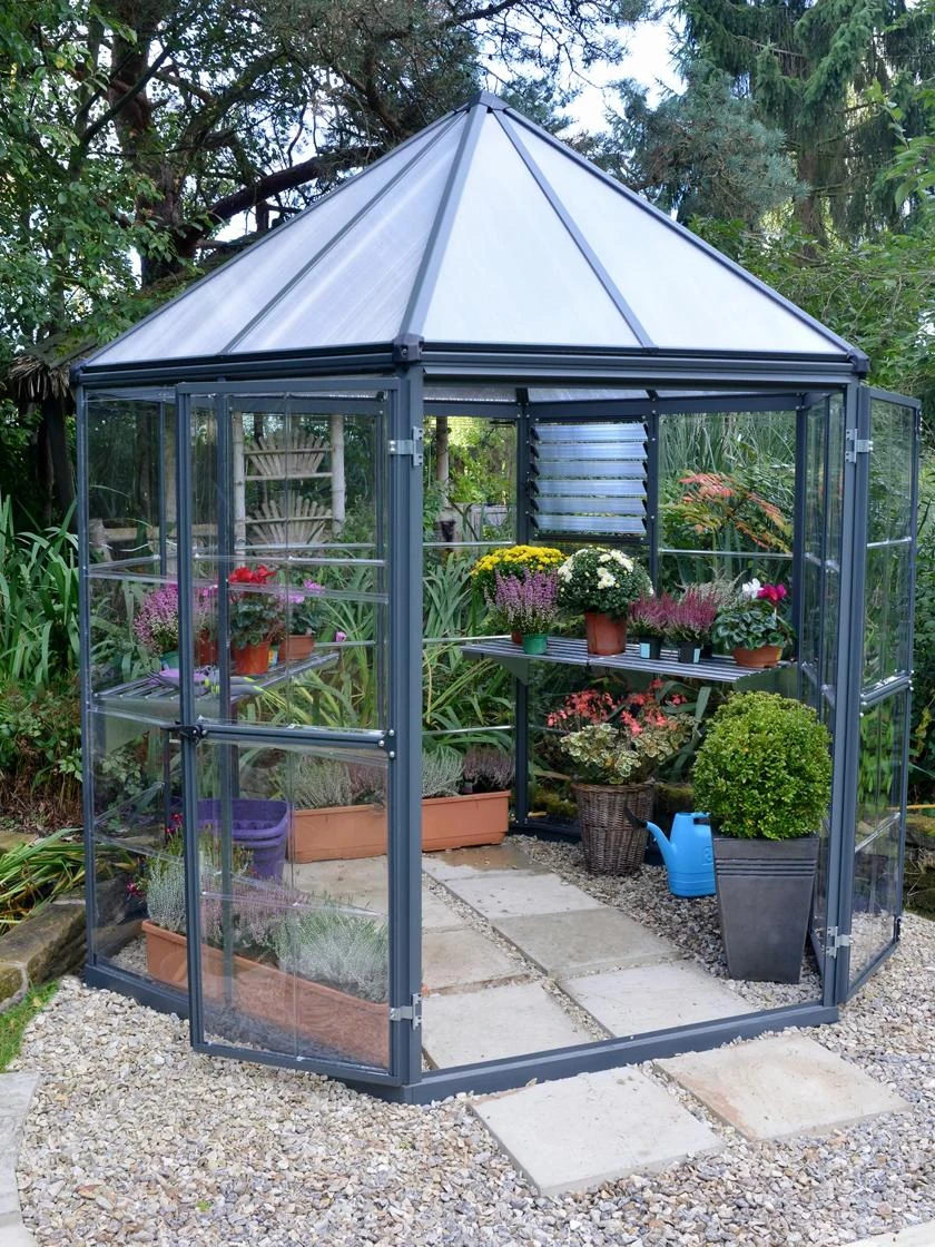 Canopia® By Palram Oasis Hexagon Greenhouse 5 Canopia® By Palram Oasis Hexagon Greenhouse - Image 5