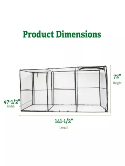 Crop Cage, 4' X 12' -Garden Care Series Store 8596540 2