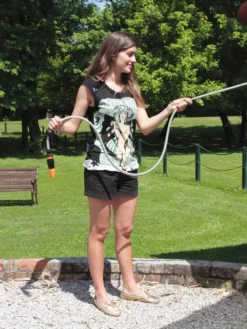 G.F. Italia Wall Mounted 100' Hose And Automatic Reel -Garden Care Series Store 8598485 01V tif