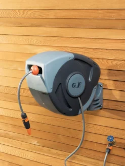 Garden Care Series Store 12 G.F. Italia Wall Mounted 100' Hose And Automatic Reel