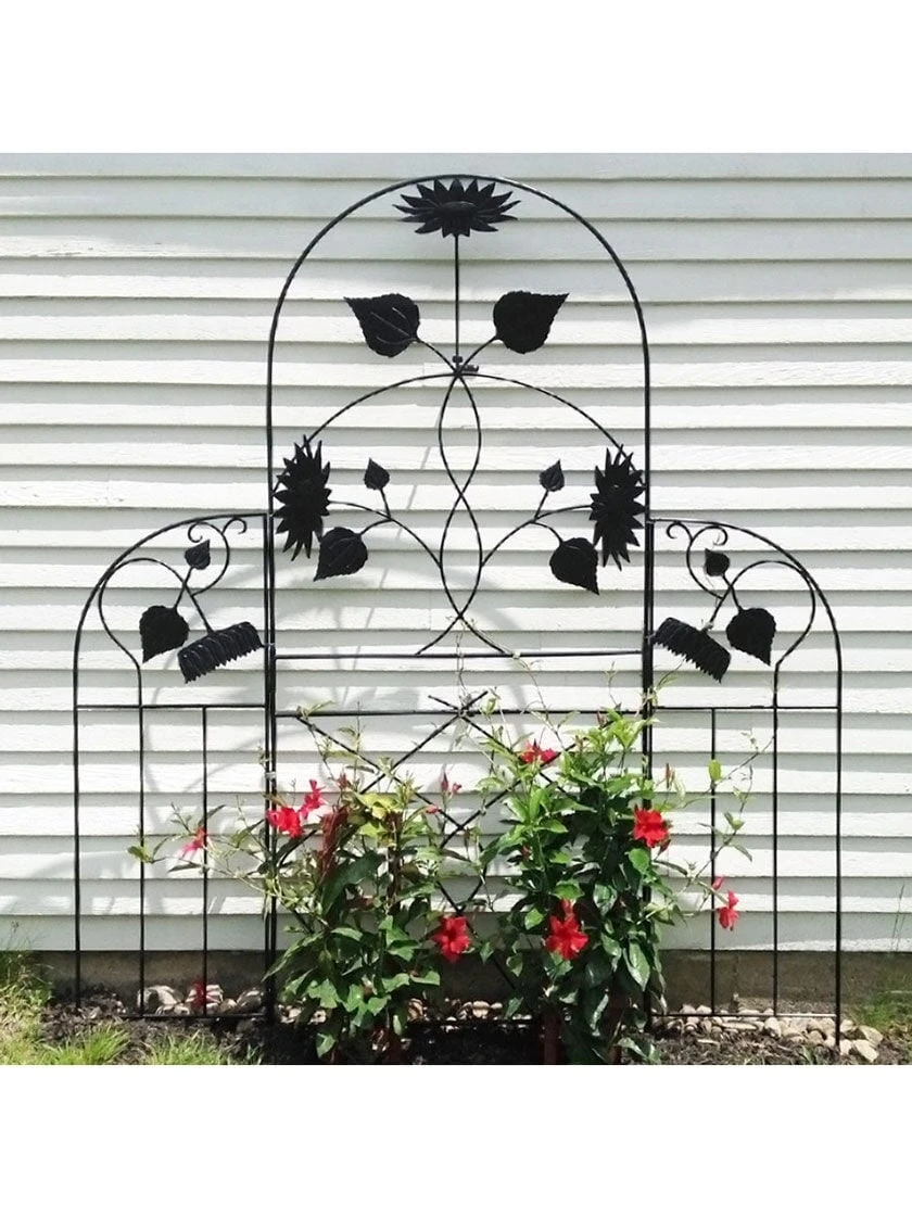 Achla Designs Sunflower Garden Trellis 2 Achla Designs Sunflower Garden Trellis - Image 2