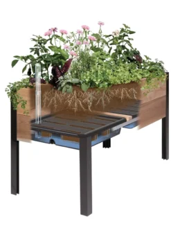 Self-Watering Elevated Planter Box, 2' X 8' -Garden Care Series Store 8609009 SW insert art 2021 tif