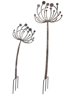 Queen Anne's Lace Garden Stake Set Of 2 -Garden Care Series Store 8610210 8091 tif