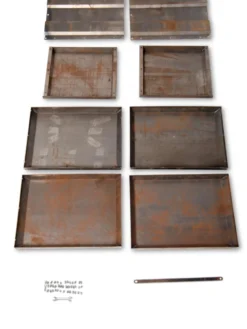 Corten Steel Modular Raised Bed, 2'x4' 10 Corten Steel Modular Raised Bed, 2'x4' -Garden Care Series Store 8610702 5140 tif