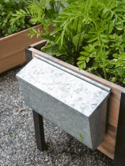 Galvanized Garden Tool Storage Box -Garden Care Series Store 8610811 GalvanizedToolStorageBox gif