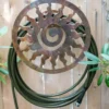 Rustic Sun Wall-Mount Garden Hose Hanger