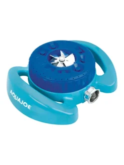 Aqua Joe® AJ-TSSBM Indestructible 9-Pattern Metal Turret Sprinkler -Garden Care Series Store 8612869 02v