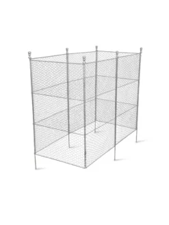 Tall Chicken Wire Critter Fence With Gate -Garden Care Series Store 8613260 6053