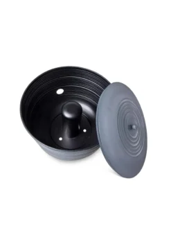 Ribbed Hose Pot With Lid 10 Ribbed Hose Pot With Lid -Garden Care Series Store 8613332 5808